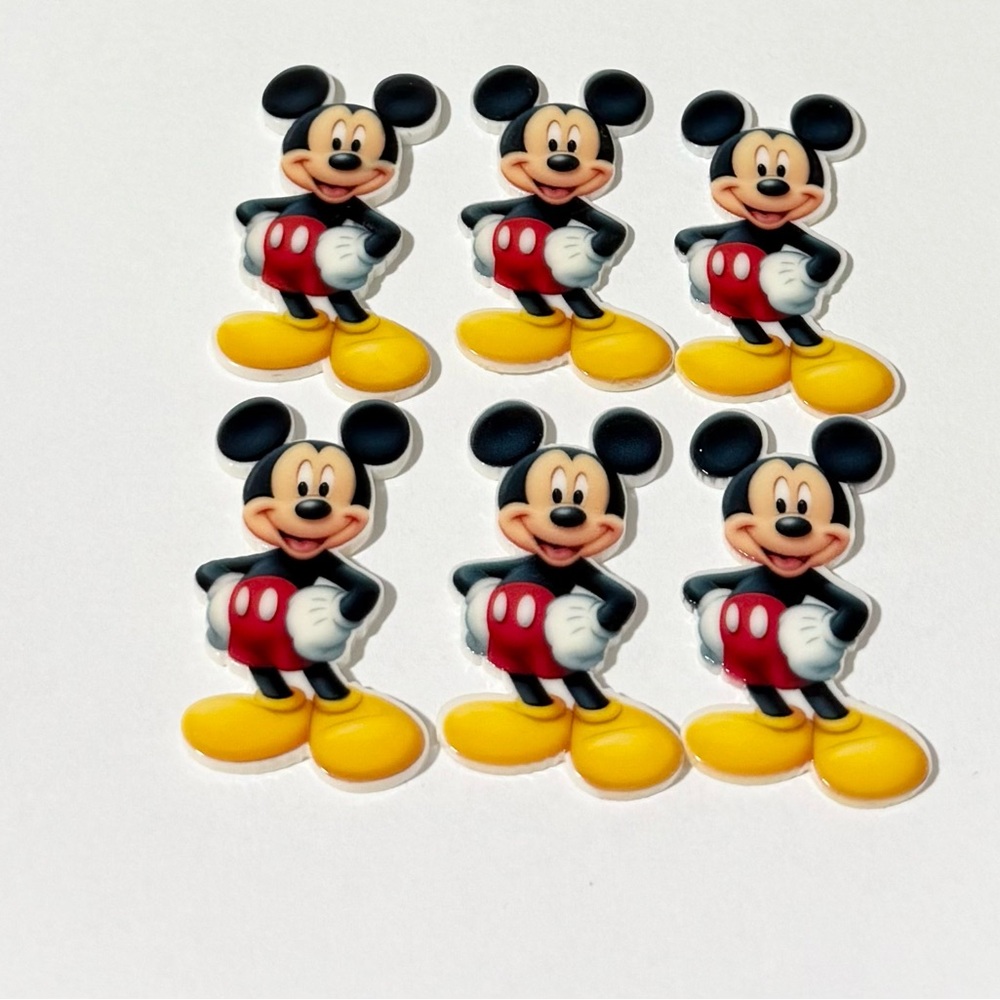 Flat Back Resin Mickey Mouse